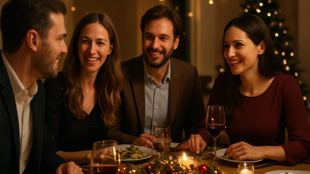 Capodanno per gruppi ad Imperia: cenoni e serate per socializzare Gruppo di adulti in contesto sociale per Capodanno